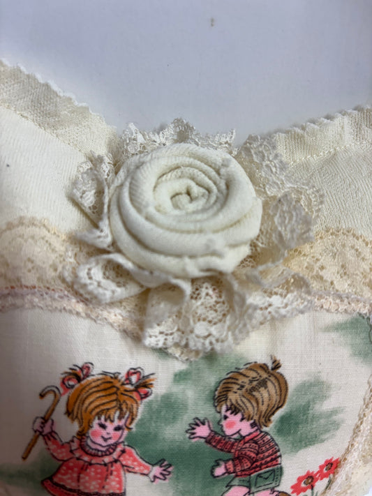 Shabby Heart Decorative Pillow