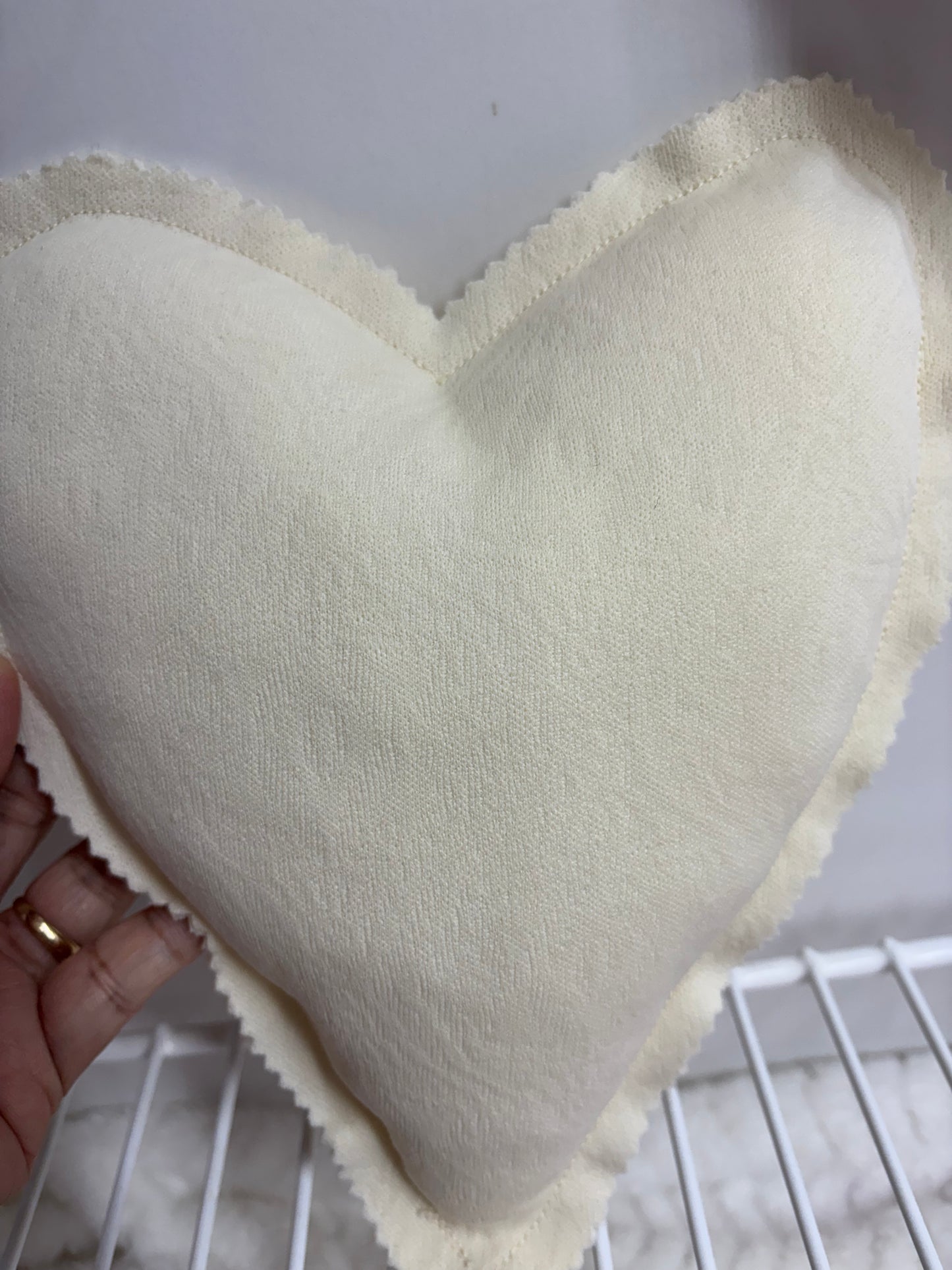 Shabby Heart Decorative Pillow