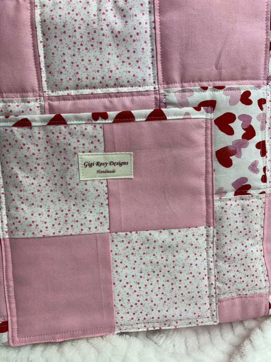 Joy Collection Large Square Patch Tote Bag