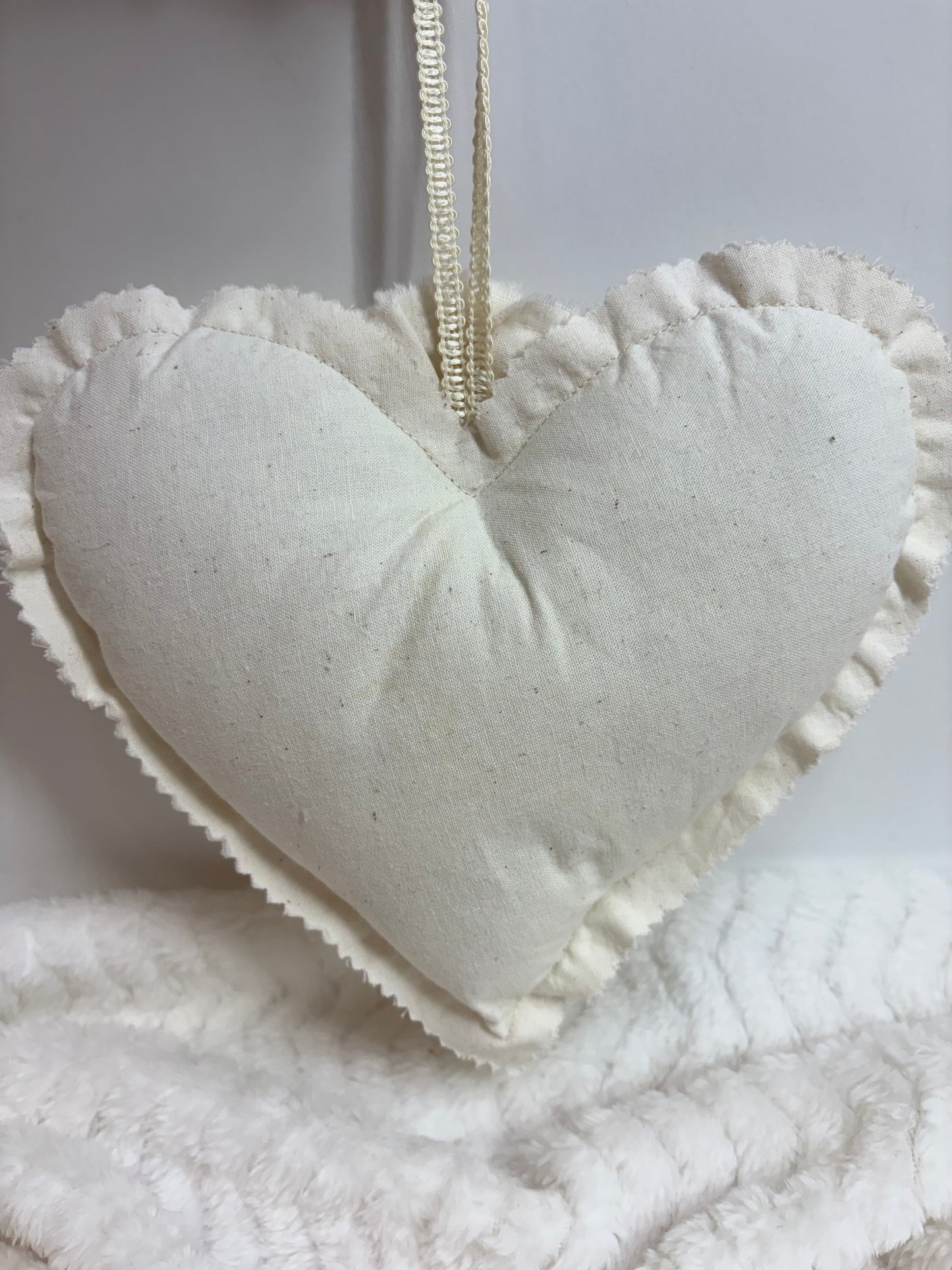 Shabby Heart Decorative Pillow
