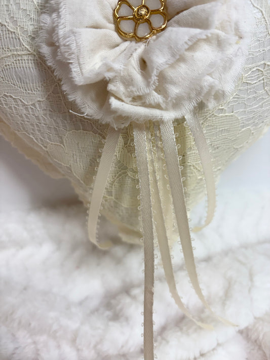 Shabby Heart Decorative Pillow