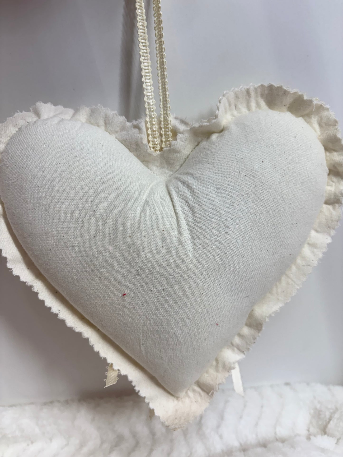 Shabby Heart Decorative Pillow