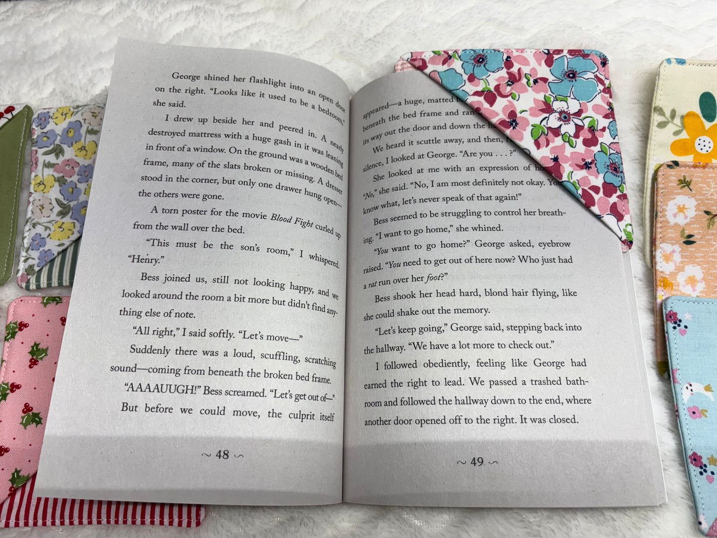 Fabric Corner Bookmark