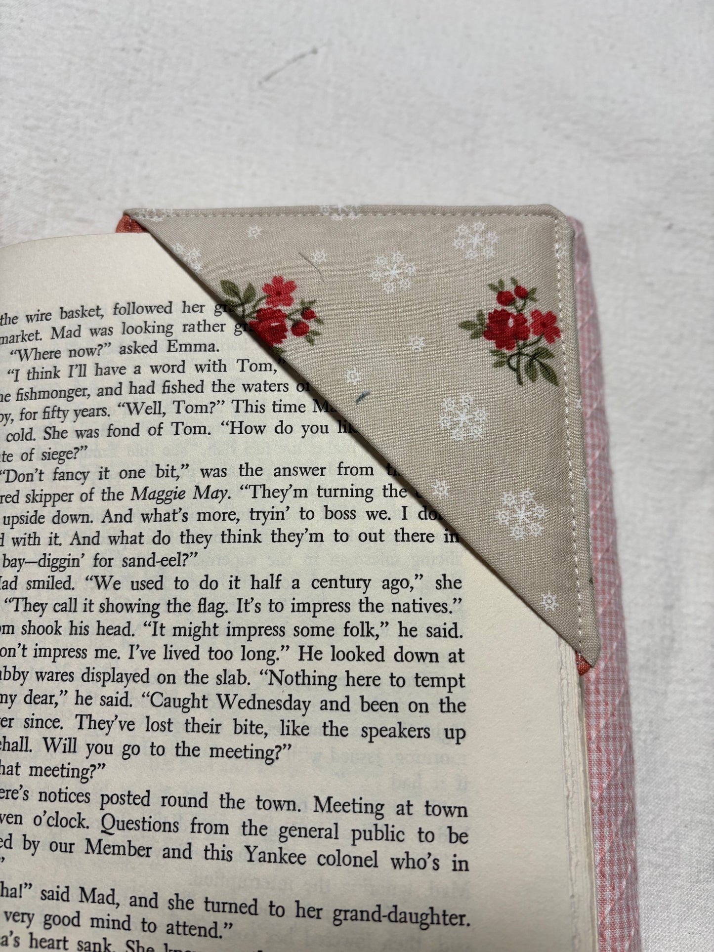 Fabric Corner Bookmark