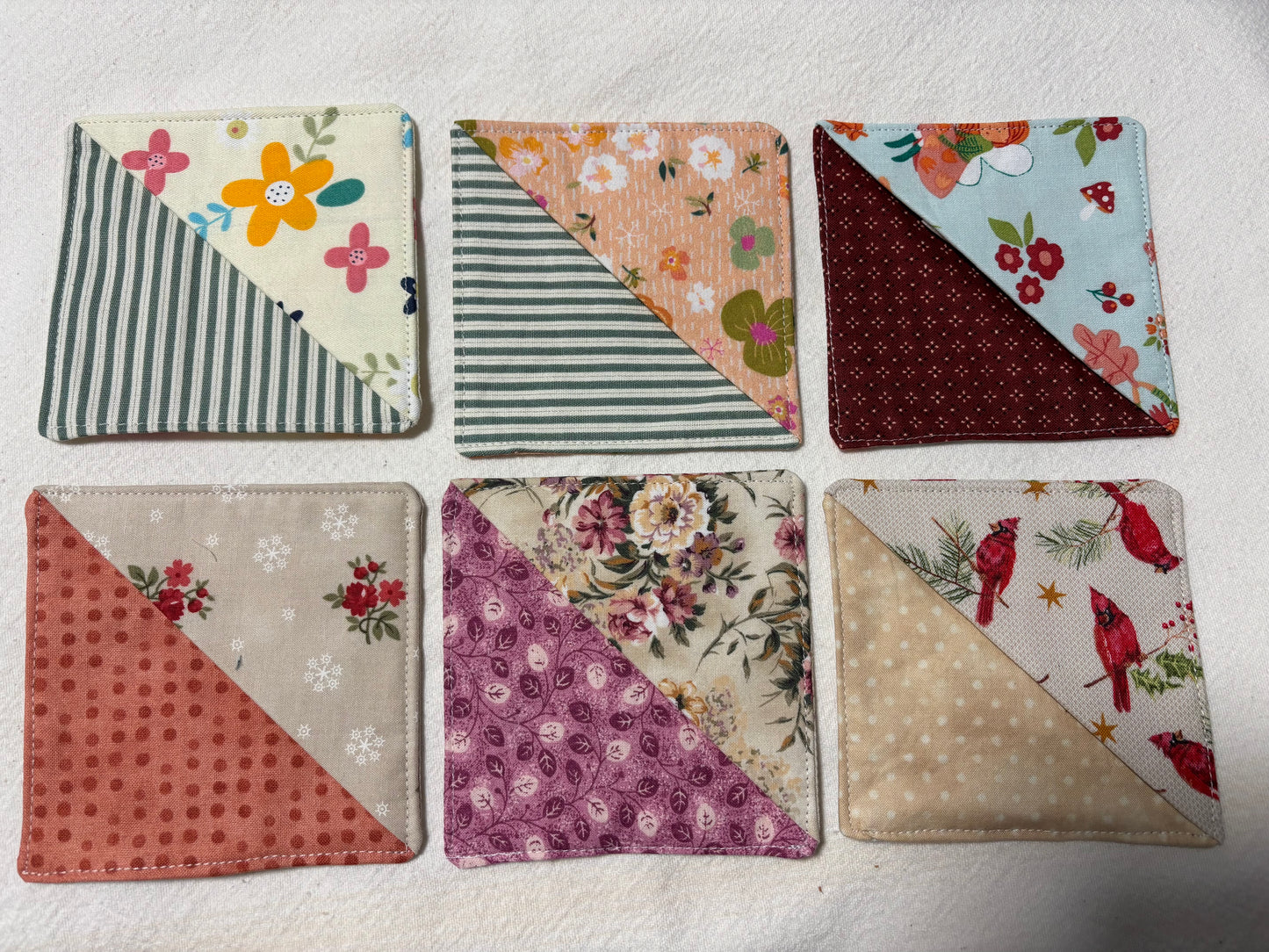 Fabric Corner Bookmark