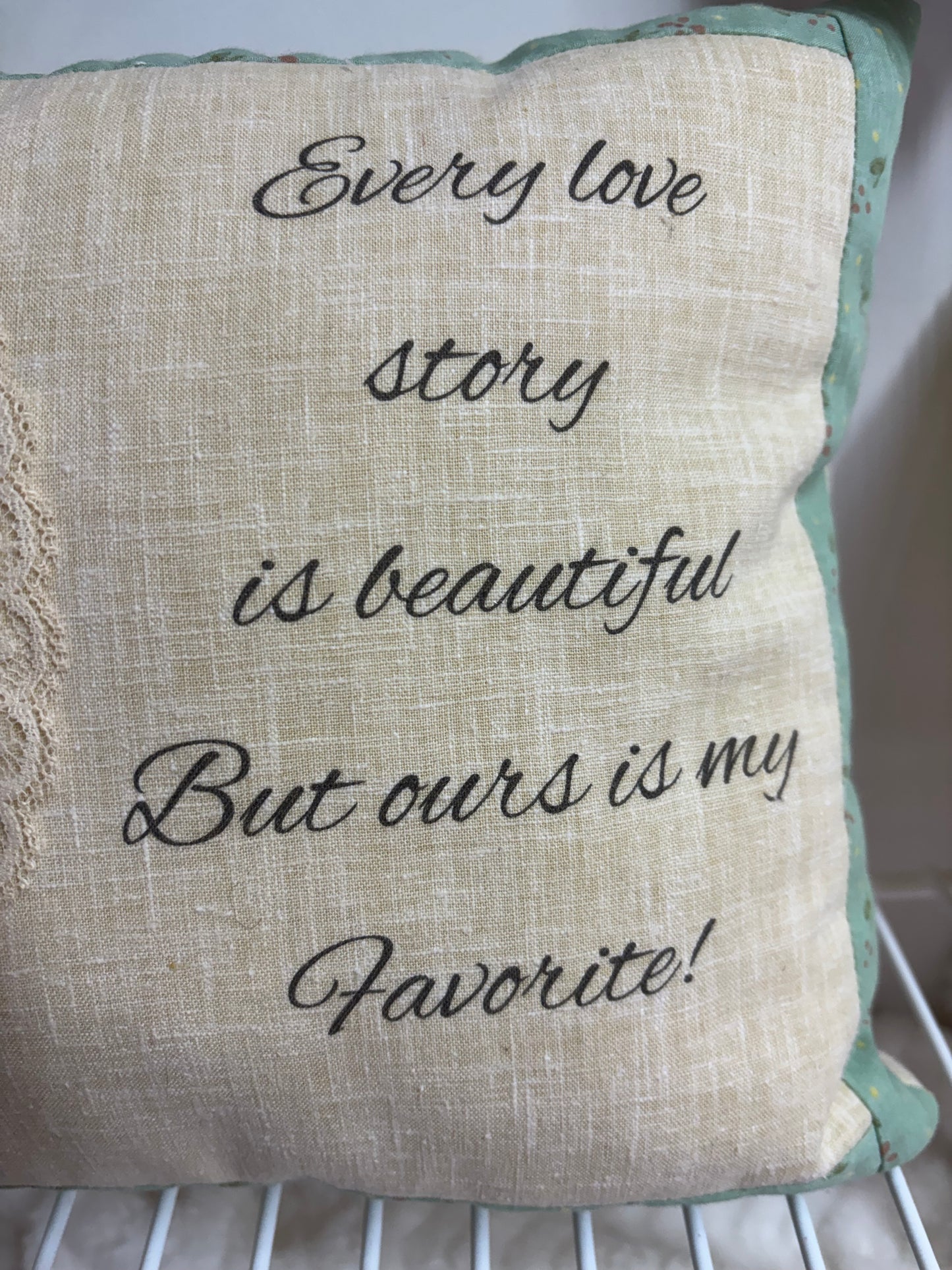 Love Story Decorative Pillow