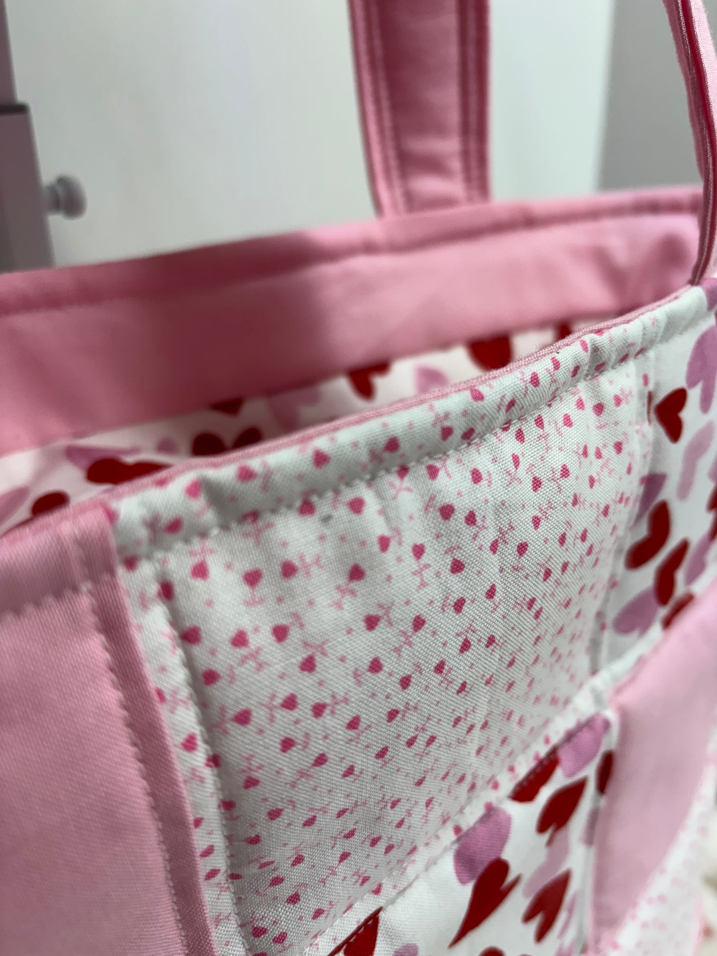 Joy Collection Large Square Patch Tote Bag